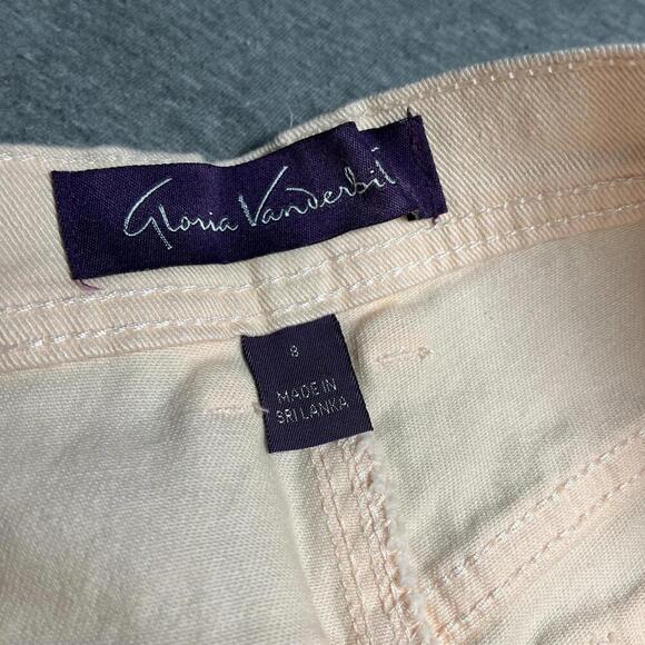 Gloria Vanderbilt Women's Amanda Pants Size 8 Casual Pants Peach/pink - Picture 2 of 7